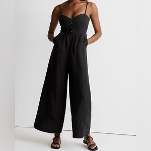 Madewell Sleeveless Wide-Leg Jumpsuit
